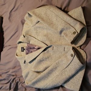 Wool herringbone blazer